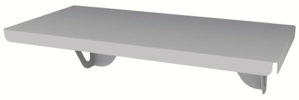 5 (240mm) CUT-191 Spool roll holder shelf 24 1/2 w w/ cutter for rolls