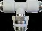 composite FITTINGS Composite Push-In Fittings - F/INCH Tube diameter: Ø /8", 5/32", /4", 5/6", 3/8", /2" Connections /8, /4, 3/8, /2 F These new models have been released in technopolymer,