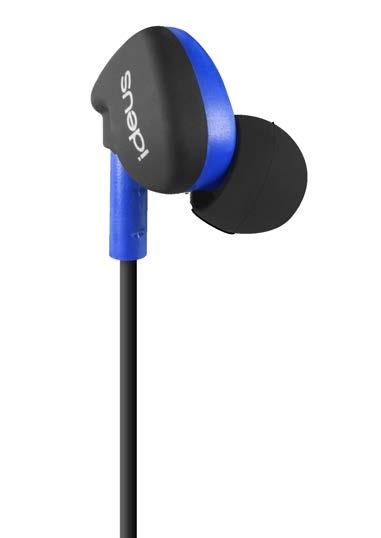y Perfect fit in the ear allowing exercising without any movement in the headset.
