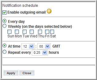 6 Establishing a Notification Schedule for a Folder You can configure each folder to send e-mail messages indicating activity within the folder.