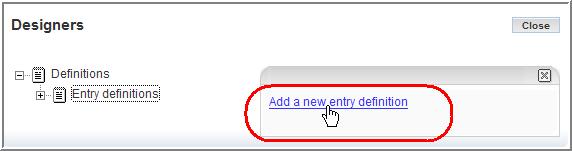 5 In the Caption field, type the name for the entry that you want to see in Novell Teaming. 6 In the Name field, type the name for this entry type.