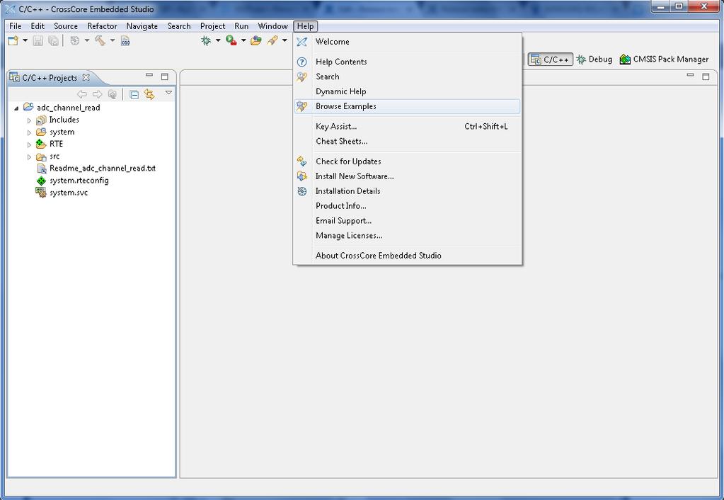 Then select the to and the to Type Example Project Product