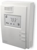 Complementary Products Temperature Sensors Allure EC-Smart-Vue Series Line of communicating room temperature sensors with communication jack, a backlit-display and configurable graphic menus that