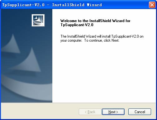Figure D-3 Welcome to the InstallShield Wizard 4) To continue, choose the destination location for the installation files and click Next on the following screen.