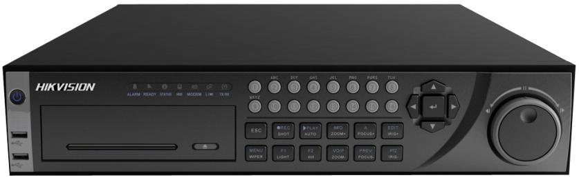 DS-9000 Series Hybrid DVR Overview DS-9000 series DVR is the Hybrid DVR of a new generation designed by HIKVISION.