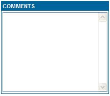 NOTE: The comment field allows a max of 512 characters. Comments cannot be completely removed / deleted, but can be replaced with new comments. Figure 9.9: Add Comments 9.1.8 Saving Product Line Information To save all updated information the Save Product Line Information button must be selected.