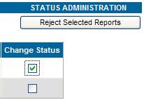 10.3 Lab Report Columns The column header information allows quick review of uploaded reports and status.