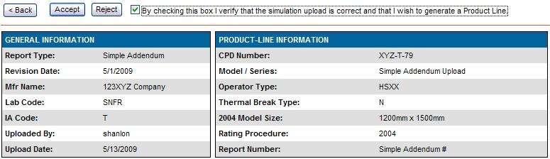 For a New or Recertification simulation spreadsheet that does not contain a 0 validation option because the validation is associated as a grouped validation, the IA will associate this upload with a