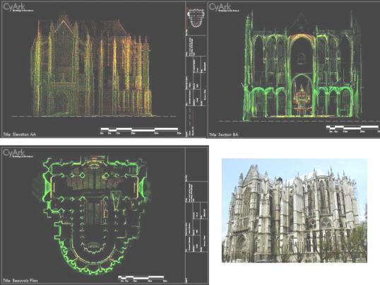 the point cloud is large and mapping in 3D space onto a point cloud is difficult because of point and edge detection and location.