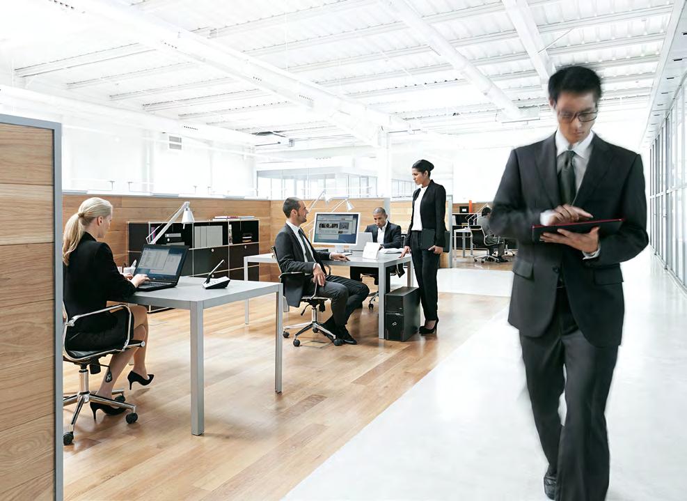 One desk, multiple workspaces As work-anywhere lifestyles become accepted, enterprises are recognizing there is no need for everyone to have a dedicated desk on the premises.
