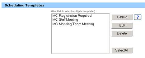 Chapter 20: Using My WebEx To manage scheduling templates: 1 Log in to your WebEx service Web site. 2 On the navigation bar, click My WebEx. 3 Click My Profile. The My Profile page appears.