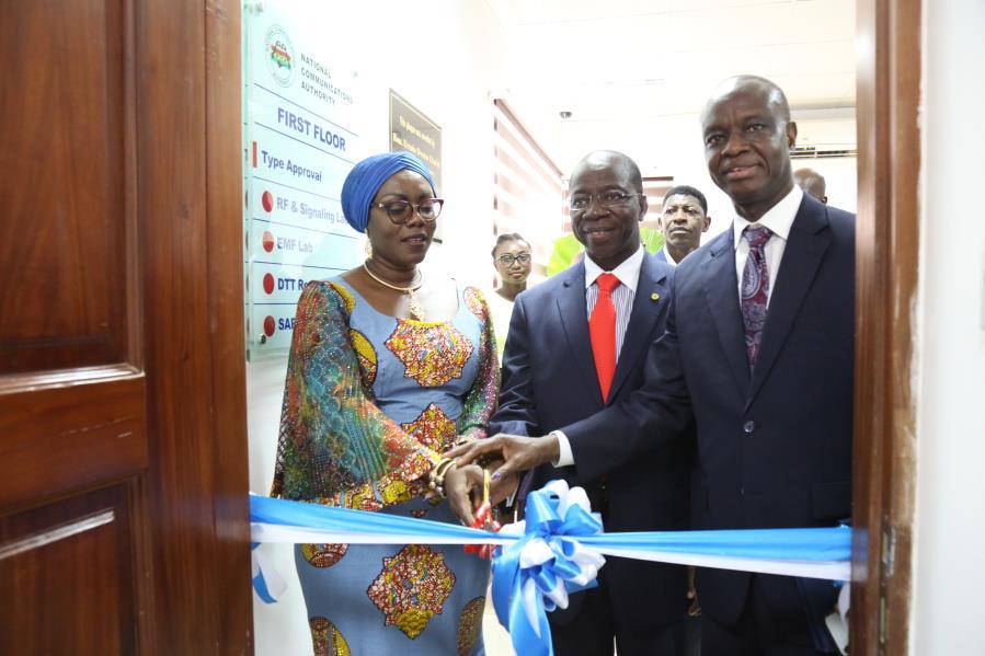 Ursula Owusu-Ekuful has commissioned a state of the art Type Approval laboratory for the National Communications Authority (NCA) in Accra.