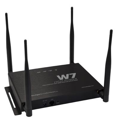 W7x Wireless Access Points Dual-Band Wireless The high-powered dual-band W7x access point runs on both the 2.4 and 5GHz bands, reducing interference compared to access points that operate on the 2.