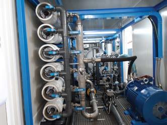 desalinated capacity. All units are designed for swift installation and fast response time to customer requirements.