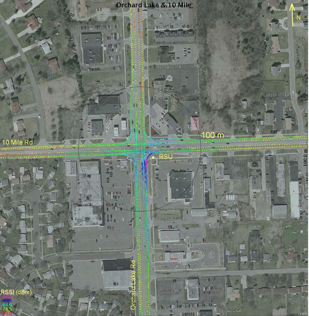 Orchard Lake & Ten Mile Road Intersection DSRC outages due to