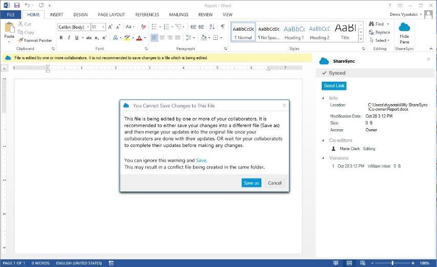 MICROSOFT OUTLOOK PLUGIN The Microsoft Outlook plugin will allow you to easily replace email attachments with web links that open files using ShareSync.