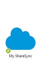 All files and folders added to the My ShareSync folder are automatically backed up and synced