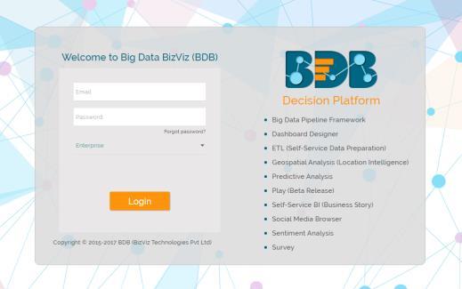 iv) Users will be redirected to the BDB Platform home page.