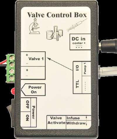 15 Valve Control Boxes Single Valve Control Box Attach your 12V DC valve and the control box will open or