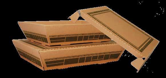 5 CATERING TRAY LID: 1 piece lid, Corrugated, Item #