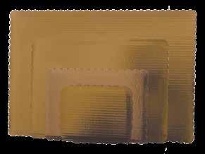 7 125 CAKE PADS - MOTTLED WHITE: corrugated for cake, plain white, 11949 14 X 10^ single wall 35.