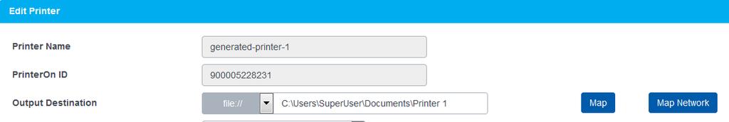 Managing printers and printer pools Setting Enable Reprints (Advanced view only) Maximum Reprints (Advanced view only) Reprint Interval (Advanced view only) Description When checked, users can