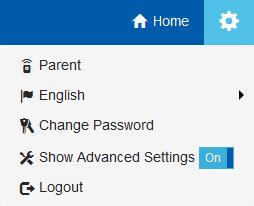 A Advanced configuration settings You can display the Configuration Manager in two views: Basic view: Displays commonly configured settings.