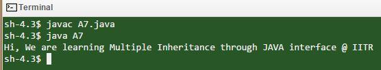 Multiple inheritance in Java by