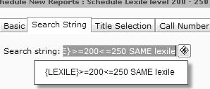 Reading Level / Lexile Level Title List Report Purpose: Create a list of items in your library for a specified lexile level Location: INFOhio tab > CAT: Shelflist Setup options: INFOhio Symphony
