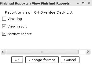 Change format allows you to change the margins for the INFOhio reports. This is turned on in properties. Click OK 6. The report will open in your designated view/print application.