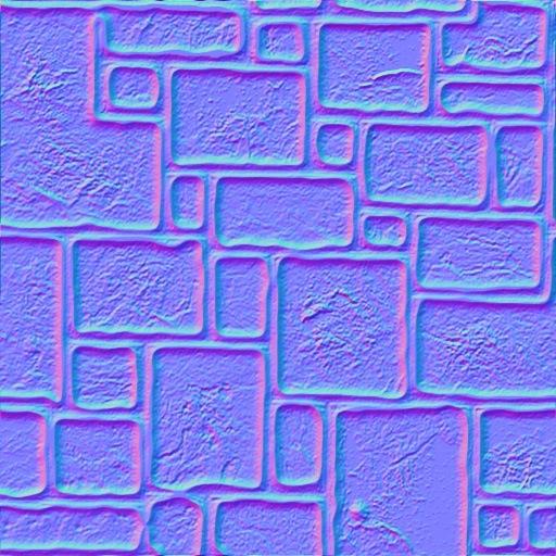 Bump map look-up Normals stored as (r, g, b) where each component range [0,1] Map to