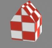 We could texture map each polygonal face of the house (we know how to do this already as they are planar).