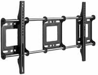 75 x 34.625 x 0.8 (h x w x d) Description: The EP63F fixed mount is able to support 42 to 63 flat-panel displays weighing up to 200 lbs. while placing them just 0.