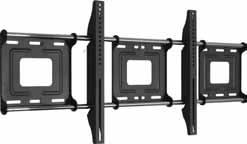 Fixed Mounts IC71F Panel Sizes: 46 to 71 Weight Capacity: 100 lbs. Product Dimensions: 20.25 x 36 x 0.8 (h x w x d) Description: The IC71F is part of the Installer s Choice Razor Series.