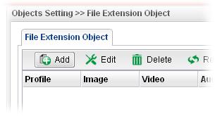 Refresh Profile Number Limit Profile Image Video Audio Java ActiveX Compression Execution To delete a rule, simply select the one you want to delete and click the Delete button.