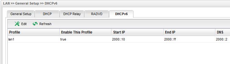 The format the IP address shall be similar to the following example: 2000:0000:0000:0000:0000:0000:0000:10 or 2000::10. Set the private IP address for DNS server.