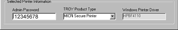 Make sure your TROY printer is properly setup, powered ON, and is online before printing the Windows Security Font and/or Windows Barcode Font Demonstration page(s).