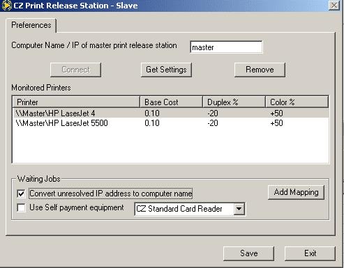 This feature is only applied to the network environment in which all users use the same login id on all workstations. The unique code is used to determine the owner of the print jobs.