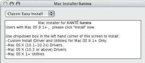 5. Double-click your language folder. 6. Double-click the [Mac Installer Ilumina] icon. Click [Continue]. 7. Click [Accept] to accept the License Agreement. 8.