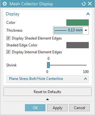 Display Internal Element Edges Select the shortcut keys CTRL+H (or tab View and