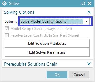 Right click on the Solution 1 - Recover the results on the bottom side and Model Setup check.