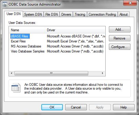 Configure OnBase Database Connection (Create ODBC Source) 1. Open ODBC Data Source Administrator a. For 32-bit machines, browse to C:\Windows\System32\ and run odbcad32.