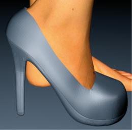 Finally, we are done modeling our shoe! All we need now is a material to apply on our high heel shoe.