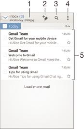 Email Setting up email Use the email application in your device to send and receive email messages through your email accounts.