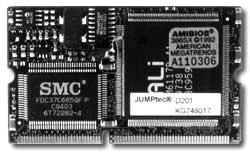 Cool Technology: DMM-PC/486 486 PC smaller than a credit card ELAN410 66MHz (486) CPU, 16 MB of DAM, 16 MB of flash; all standard PC interfaces, such as 2 serial ports, printer, floppy and a hard