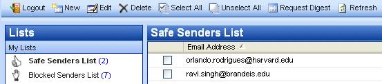 What are the Safe Senders and Blocked Senders lists? There are two ways to access the Safe Senders and Blocked Senders Lists.