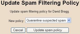 Can I turn off Proofpoint? Yes, you may turn off or opt out of using Proofpoint spam filtering.