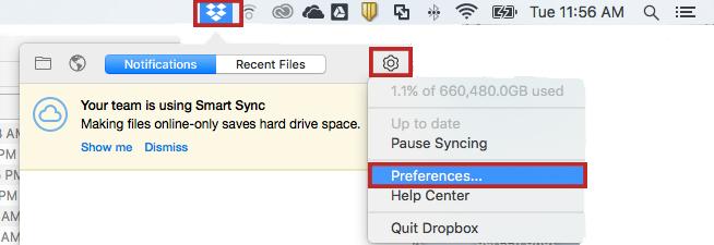 Step 2: Migrate data from Dropbox to OneDrive To migrate data, you will need sync Dropbox to a specified location (e.g. Mac Drive) and then sync to OneDrive.