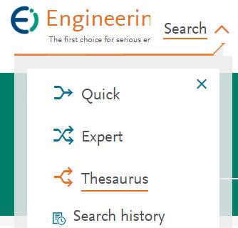 Thesaurus Search Every record is carefully