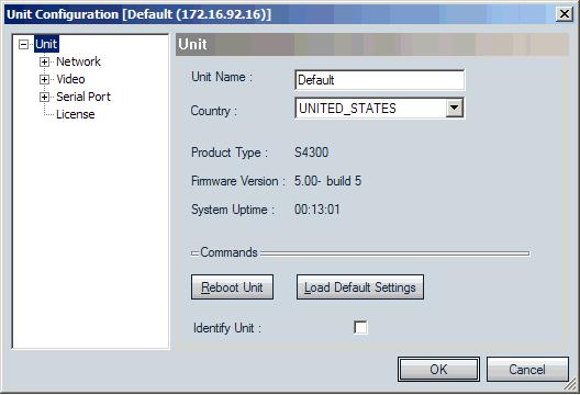 2: Configuring a Wireless Bridge 15. Select the device, then click Configure. The Unit Configuration window appears. To set the device name and country of operation: 1.